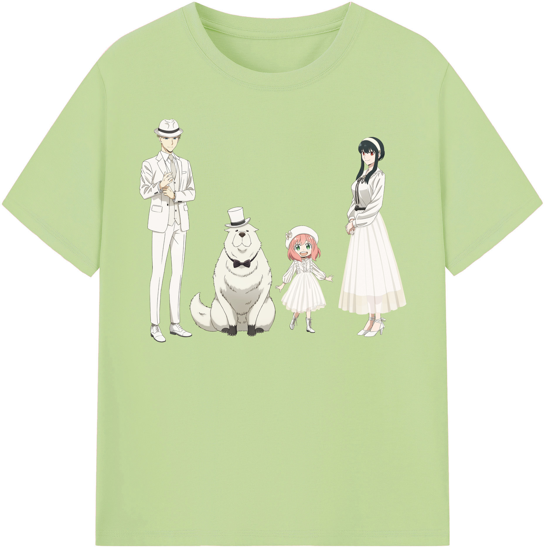（画像用） SPY×FAMILY间谍家家酒 綿100％半袖Tシャツ（フロントプリント）